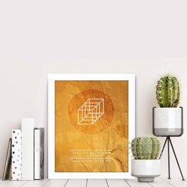 Wallity Cuadro Decorativo Enmarcado BCT-030 Multicolor